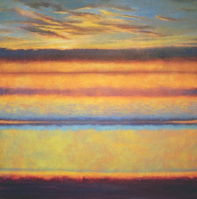 South, 2000 Abstract Landscape by Lee Campbell